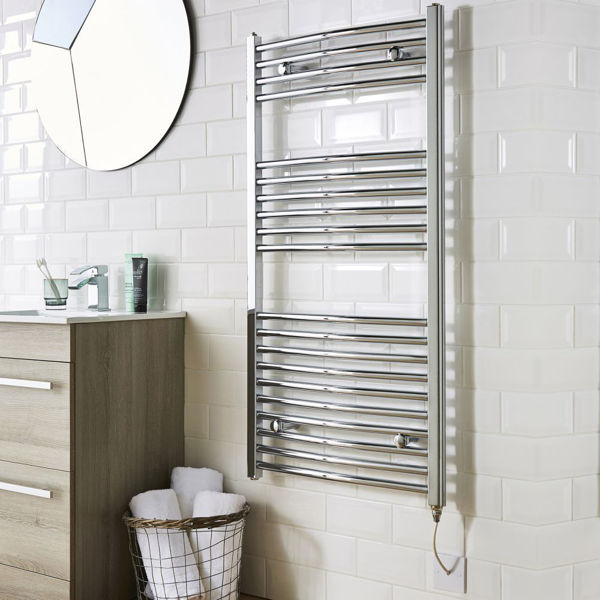 Picture of CSK Electric  Curved Towel Rail 500x1200mm 300W