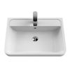 Picture of Neutral Lunar 600mm Wall Hung 1 Drawer Vanity & Polymarble Basin