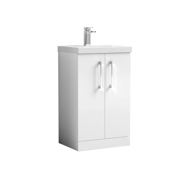 Picture of Nuie Arno 500mm Floor Standing 2 Door Vanity & Basin 1