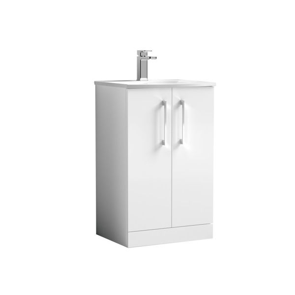 Picture of Nuie Arno 500mm Floor Standing 2 Door Vanity & Basin 4