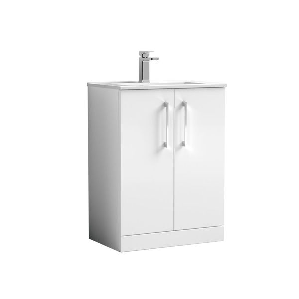 Picture of Nuie Arno 600mm Floor Standing 2 Door Vanity & Basin 2