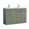 Picture of Nuie Arno 1200mm Floor Standing 4 Door Vanity & Double Basin 1