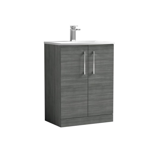 Picture of Nuie Arno 600mm Floor Standing 2 Door Vanity & Basin 4