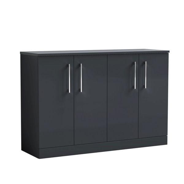 Picture of Nuie Arno 1200mm Floor Standing 4 Door Vanity & Worktop