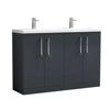 Picture of Nuie Arno 1200mm Floor Standing 4 Door Vanity & Double Basin 2