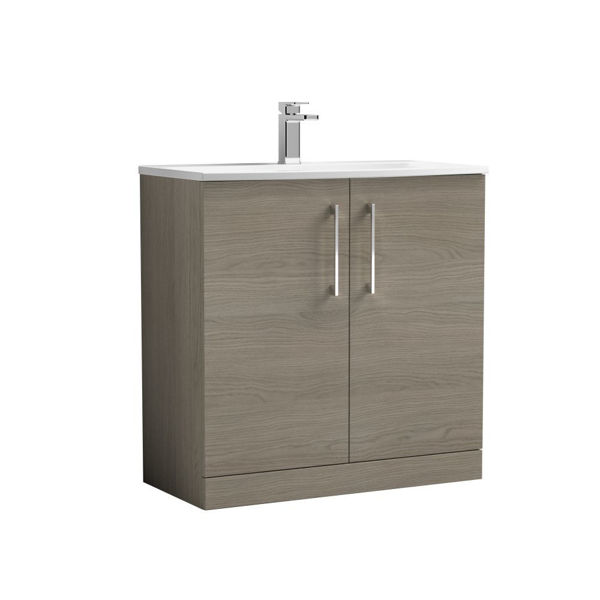 Picture of Nuie Arno 800mm Floor Standing 2 Door Vanity & Basin 4