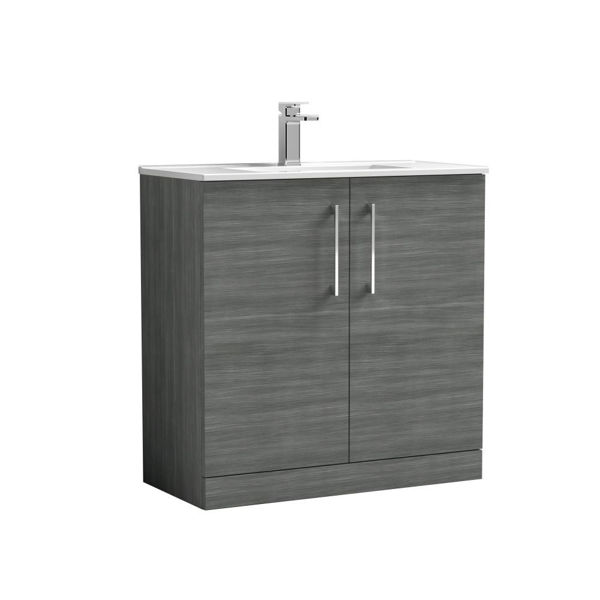 Picture of Nuie Arno 800mm Floor Standing 2 Door Vanity & Basin 2