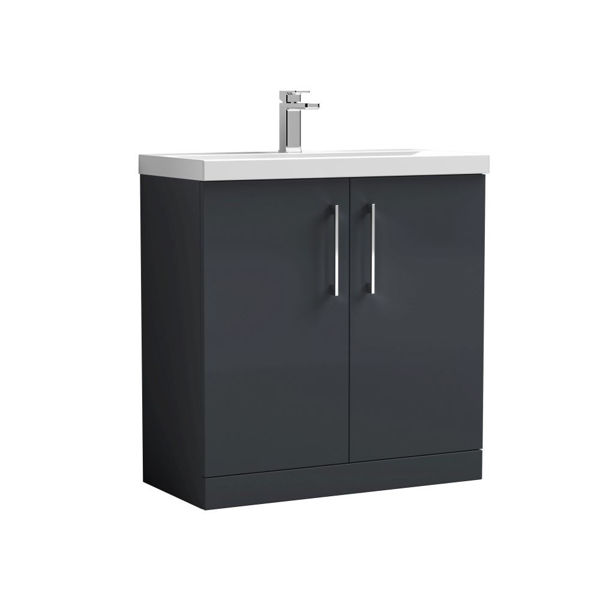 Picture of Nuie Arno 800mm Floor Standing 2 Door Vanity & Basin 1