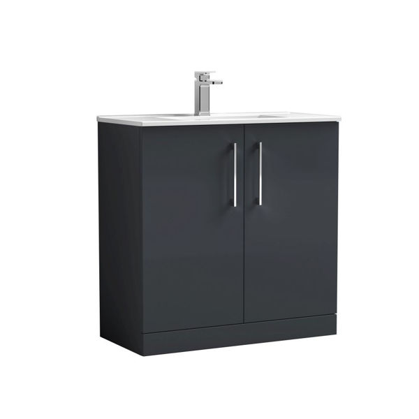 Picture of Nuie Arno 800mm Floor Standing 2 Door Vanity & Basin 2