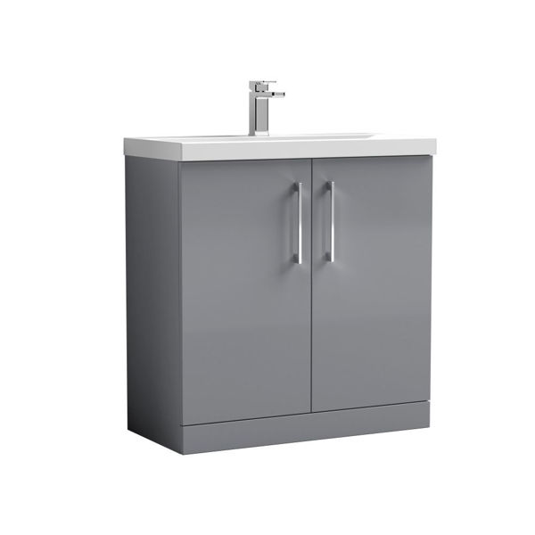 Picture of Nuie Arno 800mm Floor Standing 2 Door Vanity & Basin 1