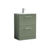 Picture of Nuie Arno 600mm Floor Standing 2 Drawer Vanity & Basin 2