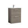 Picture of Nuie Arno 600mm Floor Standing 2 Drawer Vanity & Basin 2