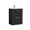 Picture of Nuie Arno 600mm Floor Standing 2 Drawer Vanity & Basin 2