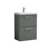 Picture of Nuie Arno 600mm Floor Standing 2 Drawer Vanity & Basin 1