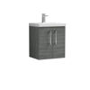 Picture of Nuie Arno 500mm Wall Hung 2 Door Vanity & Basin 1