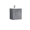 Picture of Nuie Arno 500mm Wall Hung 2 Door Vanity & Basin 2