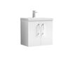 Picture of Nuie Arno 600mm Wall Hung 2 Door Vanity & Basin 1