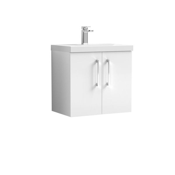 Picture of Nuie Arno 600mm Wall Hung 2 Door Vanity & Basin 1