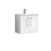 Picture of Nuie Arno 600mm Wall Hung 2 Door Vanity & Basin 2