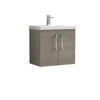 Picture of Nuie Arno 600mm Wall Hung 2 Door Vanity & Basin 3