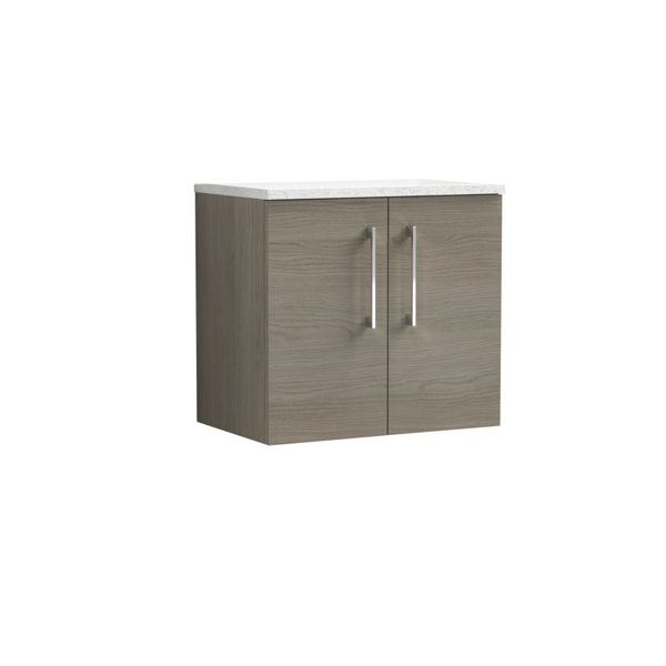 Picture of Nuie Arno 600mm Wall Hung 2 Door Vanity & Laminate Top