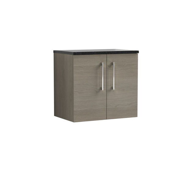 Picture of Nuie Arno 600mm Wall Hung 2 Door Vanity & Laminate Top