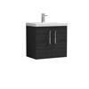 Picture of Nuie Arno 600mm Wall Hung 2 Door Vanity & Basin 3