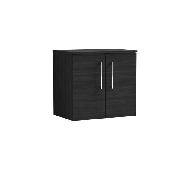 Picture of Nuie Arno 600mm Wall Hung 2 Door Vanity & Worktop