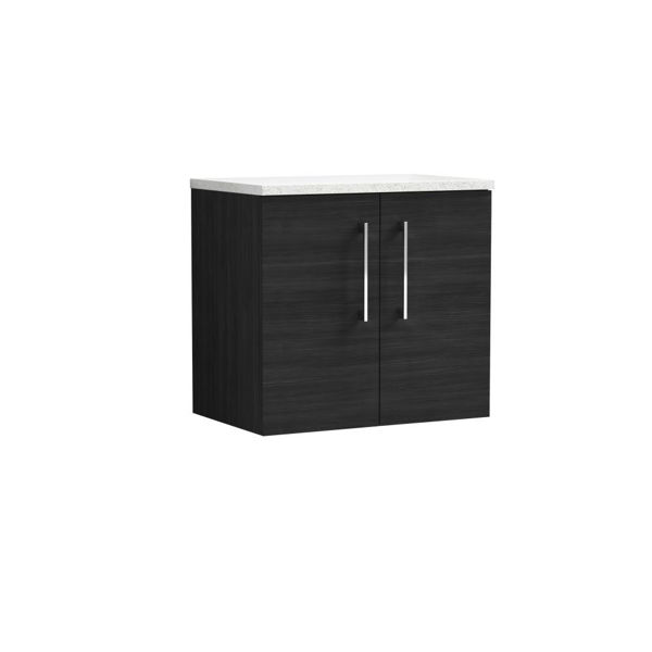 Picture of Nuie Arno 600mm Wall Hung 2 Door Vanity & Laminate Top