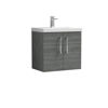 Picture of Nuie Arno 600mm Wall Hung 2 Door Vanity & Basin 1