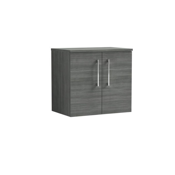 Picture of Nuie Arno 600mm Wall Hung 2 Door Vanity & Worktop