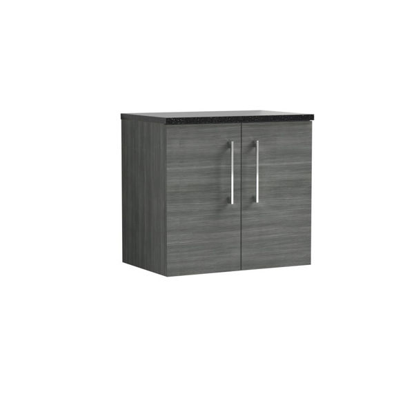 Picture of Nuie Arno 600mm Wall Hung 2 Door Vanity & Laminate Top