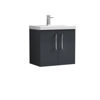 Picture of Nuie Arno 600mm Wall Hung 2 Door Vanity & Basin 3