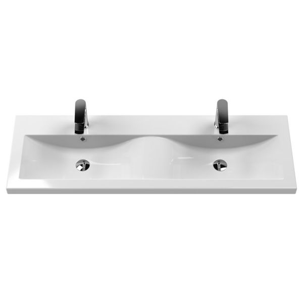 Picture of Nuie Arno 1200mm Wall Hung 4 Door Vanity & Double Basin