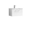 Picture of Nuie Arno 600mm Wall Hung 1 Drawer Vanity & Basin 2