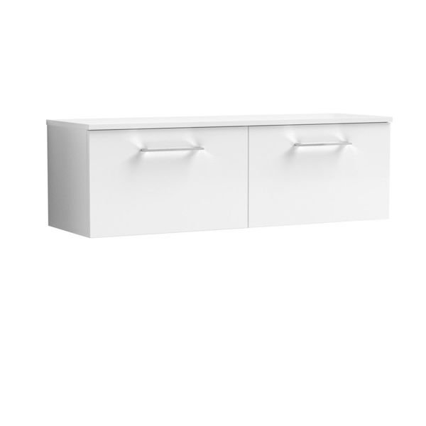 Picture of Nuie Arno 1200mm Wall Hung 2 Drawer Vanity & Worktop