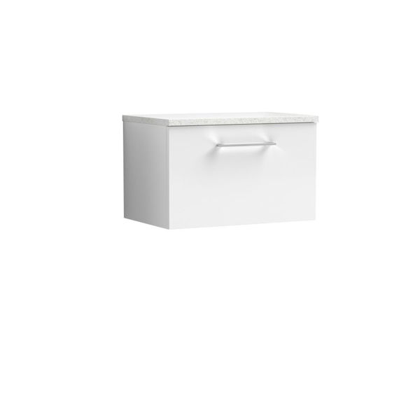 Picture of Nuie Arno 600mm Wall Hung 1 Drawer Vanity & Laminate Top