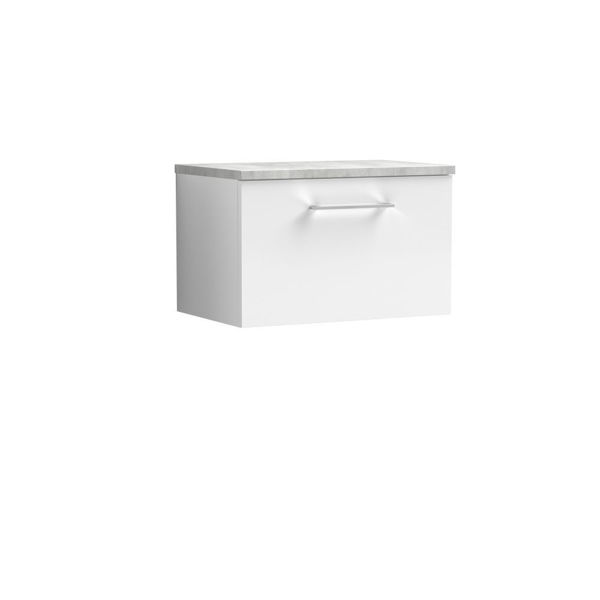 Picture of Nuie Arno 600mm Wall Hung 1 Drawer Vanity & Laminate Top