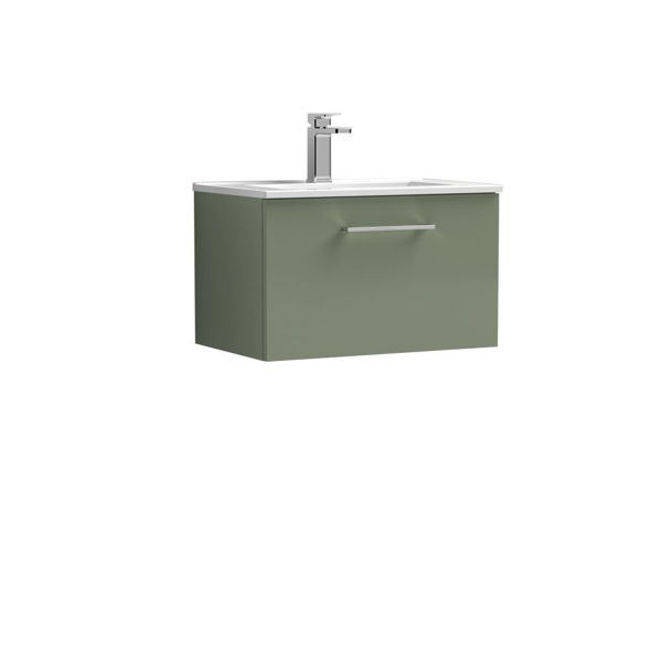 Picture of Nuie Arno 600mm Wall Hung 1 Drawer Vanity & Basin 2