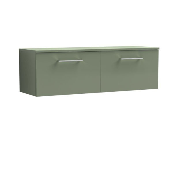 Picture of Nuie Arno 1200mm Wall Hung 2 Drawer Vanity & Worktop