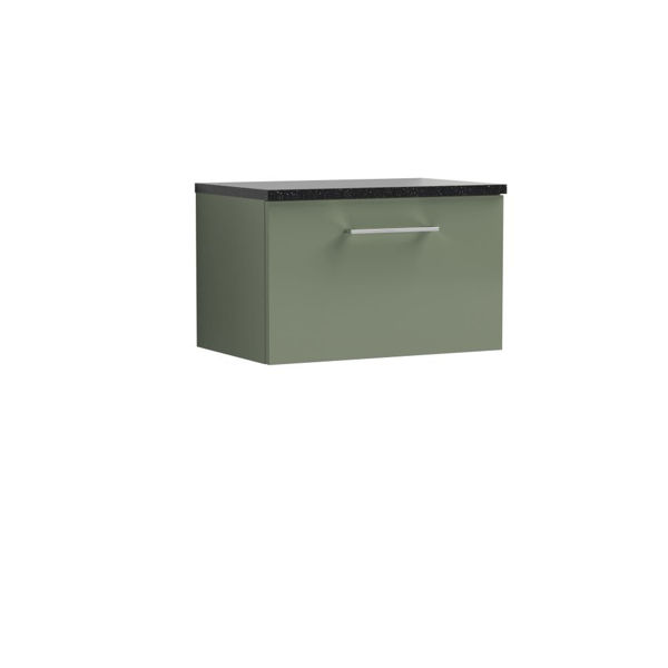 Picture of Nuie Arno 600mm Wall Hung 1 Drawer Vanity & Laminate Top