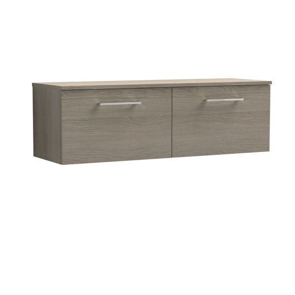 Picture of Nuie Arno 1200mm Wall Hung 2 Drawer Vanity & Worktop