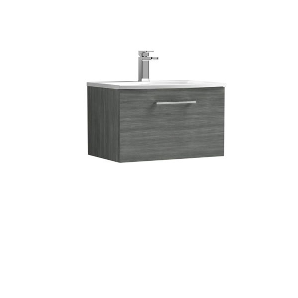 Picture of Nuie Arno 600mm Wall Hung 1 Drawer Vanity & Basin 4