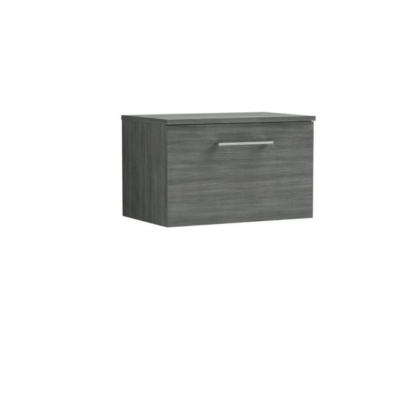 Picture of Nuie Arno 600mm Wall Hung 1 Drawer Vanity & Worktop