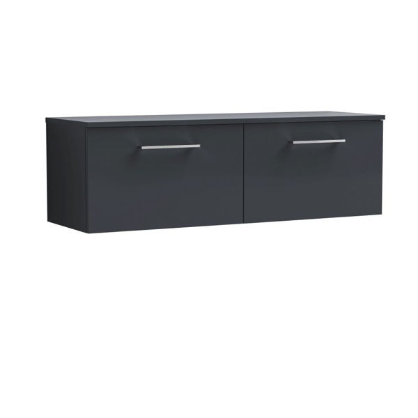 Picture of Nuie Arno 1200mm Wall Hung 2 Drawer Vanity & Worktop