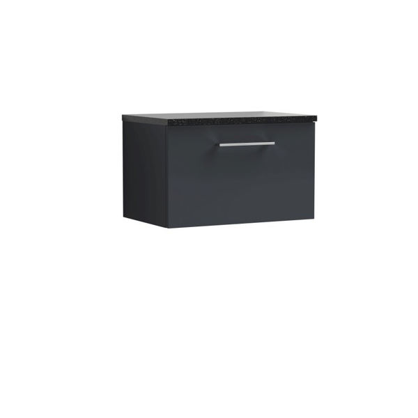 Picture of Nuie Arno 600mm Wall Hung 1 Drawer Vanity & Laminate Top