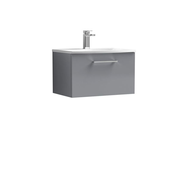 Picture of Nuie Arno 600mm Wall Hung 1 Drawer Vanity & Basin 4