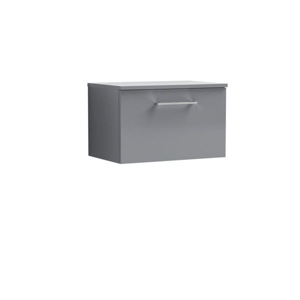 Picture of Nuie Arno 600mm Wall Hung 1 Drawer Vanity & Worktop