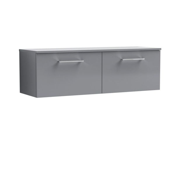 Picture of Nuie Arno 1200mm Wall Hung 2 Drawer Vanity & Worktop