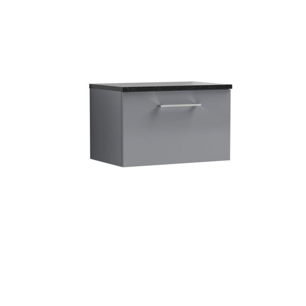 Picture of Nuie Arno 600mm Wall Hung 1 Drawer Vanity & Laminate Top